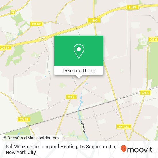 Sal Manzo Plumbing and Heating, 16 Sagamore Ln map