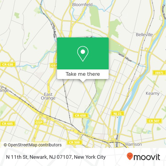N 11th St, Newark, NJ 07107 map