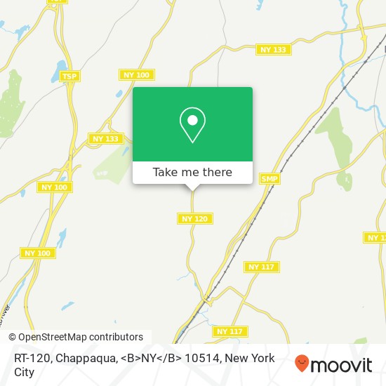 Mapa de RT-120, Chappaqua, <B>NY< / B> 10514