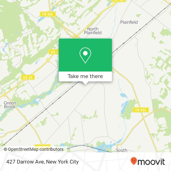 427 Darrow Ave, Plainfield, NJ 07060 map