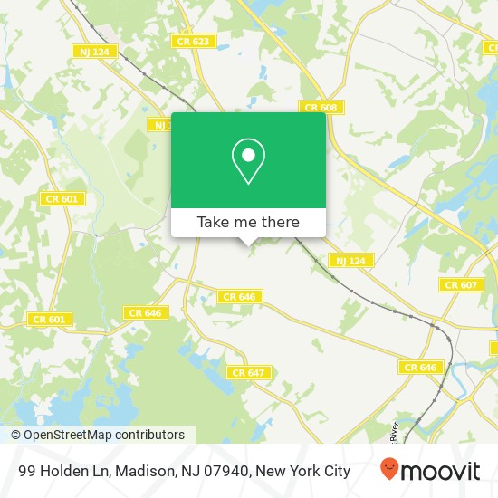 99 Holden Ln, Madison, NJ 07940 map