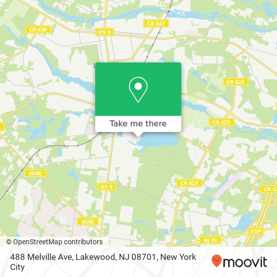 488 Melville Ave, Lakewood, NJ 08701 map