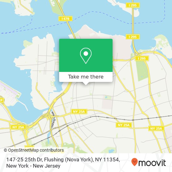 Mapa de 147-25 25th Dr, Flushing (Nova York), NY 11354