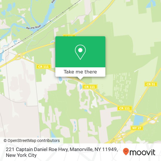 221 Captain Daniel Roe Hwy, Manorville, NY 11949 map