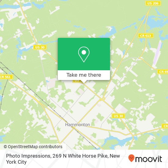 Mapa de Photo Impressions, 269 N White Horse Pike