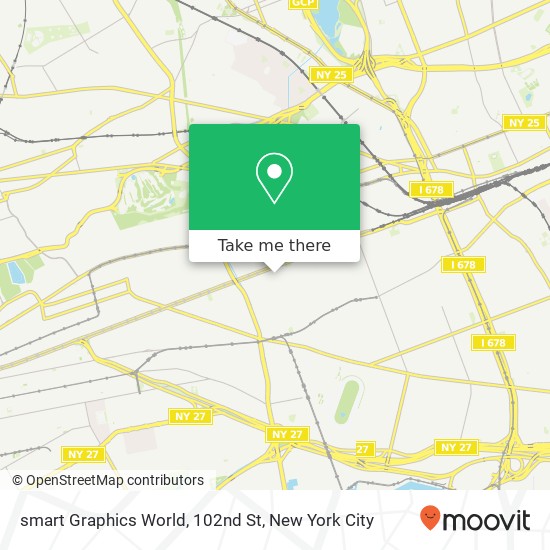 smart Graphics World, 102nd St map