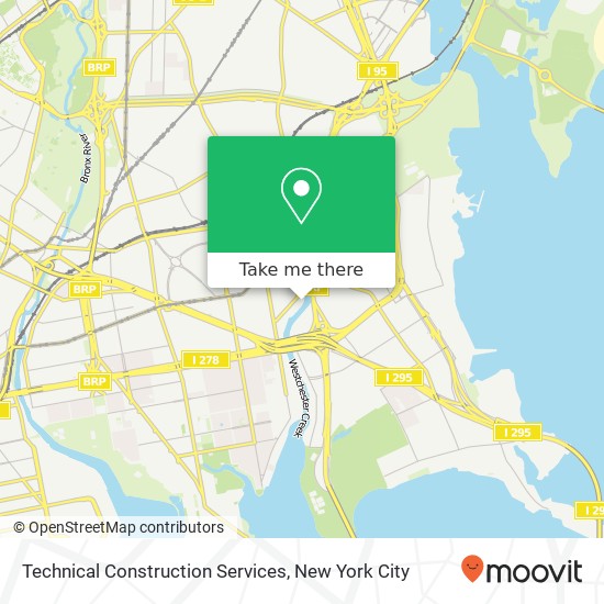 Technical Construction Services map