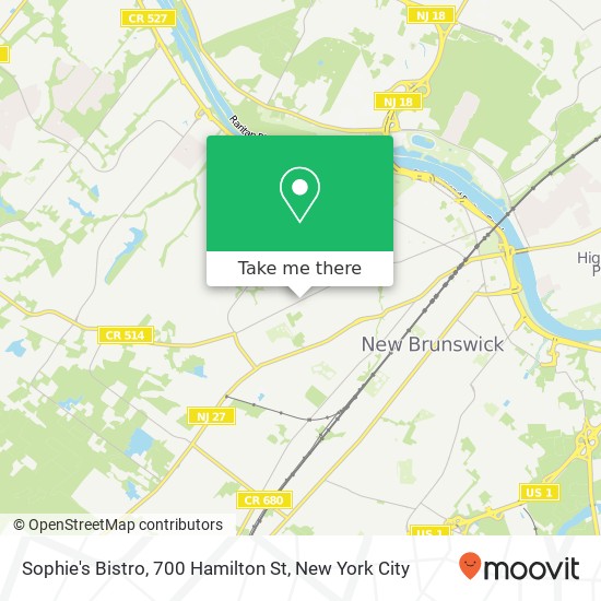 Mapa de Sophie's Bistro, 700 Hamilton St