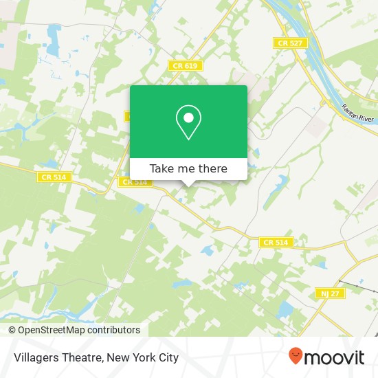 Villagers Theatre map