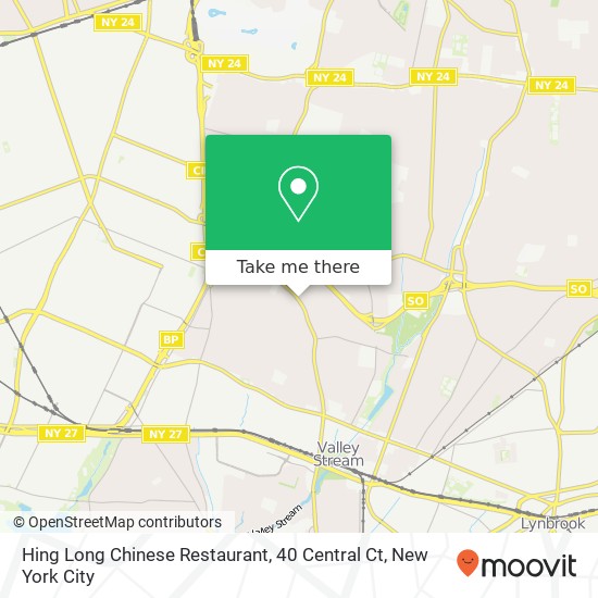 Hing Long Chinese Restaurant, 40 Central Ct map