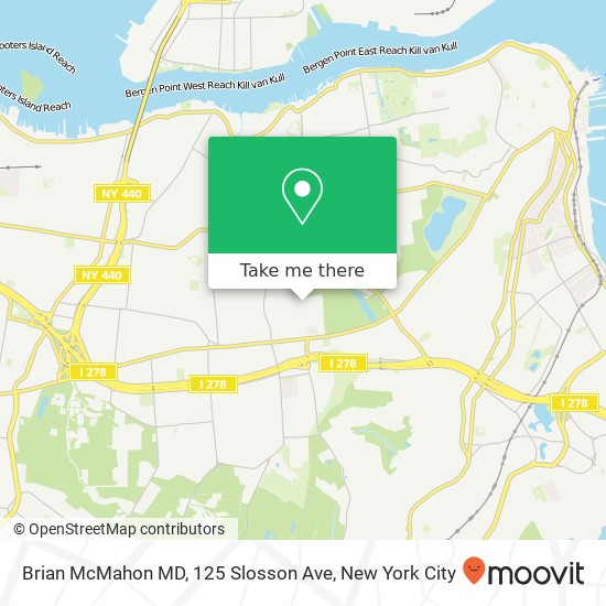 Brian McMahon MD, 125 Slosson Ave map