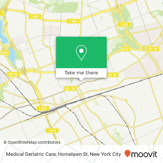 Medical Geriatric Care, Homelawn St map