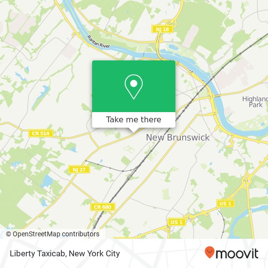 Liberty Taxicab map