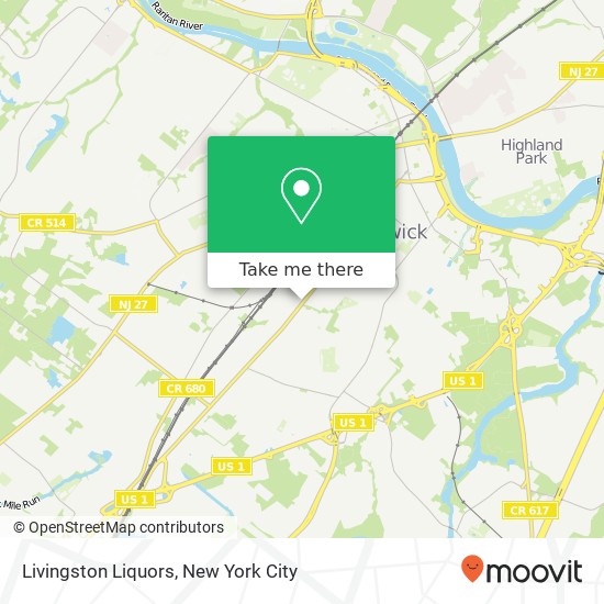 Mapa de Livingston Liquors