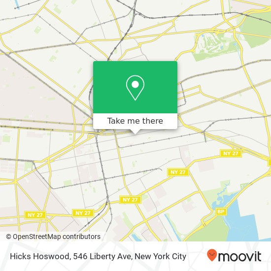 Mapa de Hicks Hoswood, 546 Liberty Ave