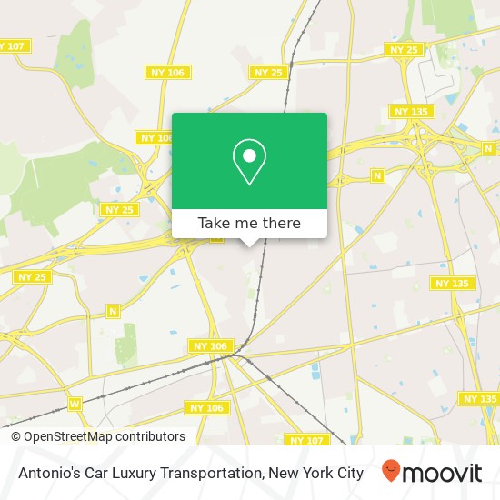 Antonio's Car Luxury Transportation map