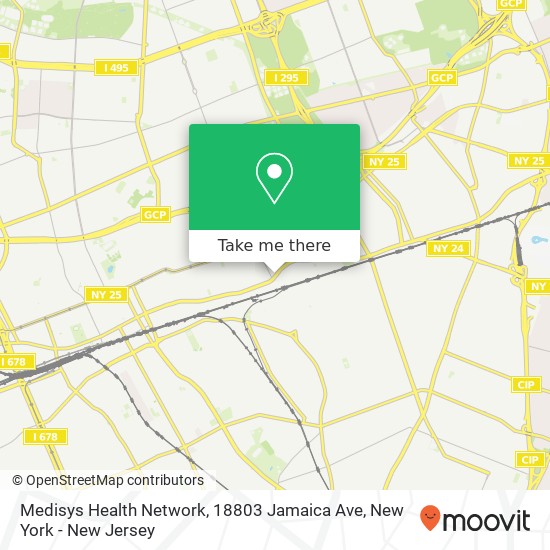 Medisys Health Network, 18803 Jamaica Ave map