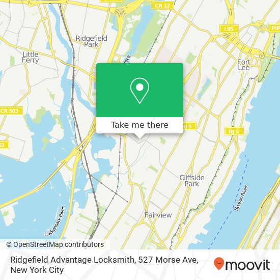 Ridgefield Advantage Locksmith, 527 Morse Ave map