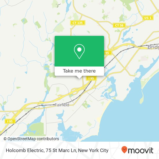 Mapa de Holcomb Electric, 75 St Marc Ln