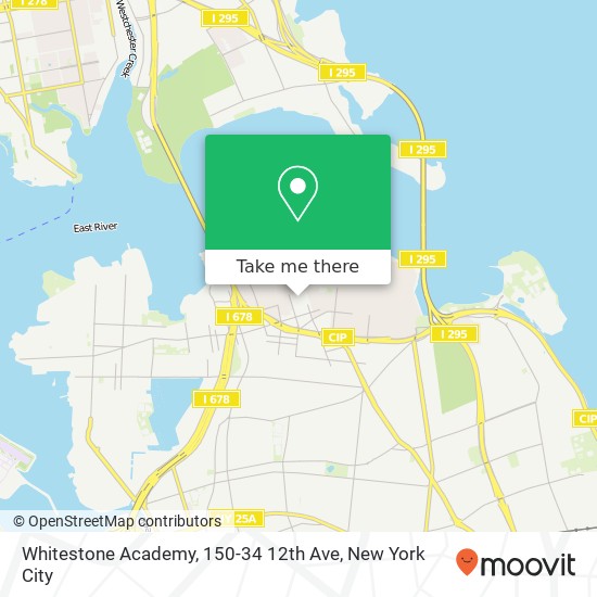 Whitestone Academy, 150-34 12th Ave map