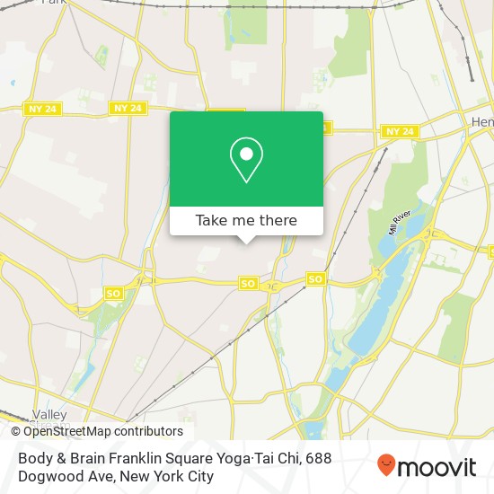 Body & Brain Franklin Square Yoga·Tai Chi, 688 Dogwood Ave map