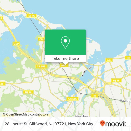 28 Locust St, Cliffwood, NJ 07721 map