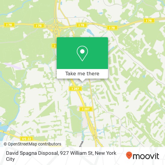 David Spagna Disposal, 927 William St map
