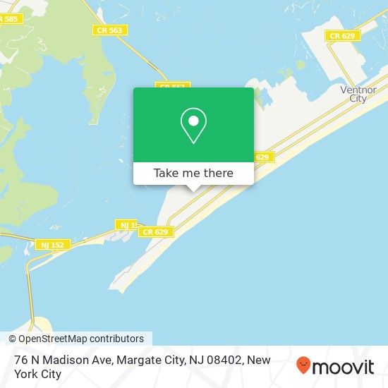 76 N Madison Ave, Margate City, NJ 08402 map