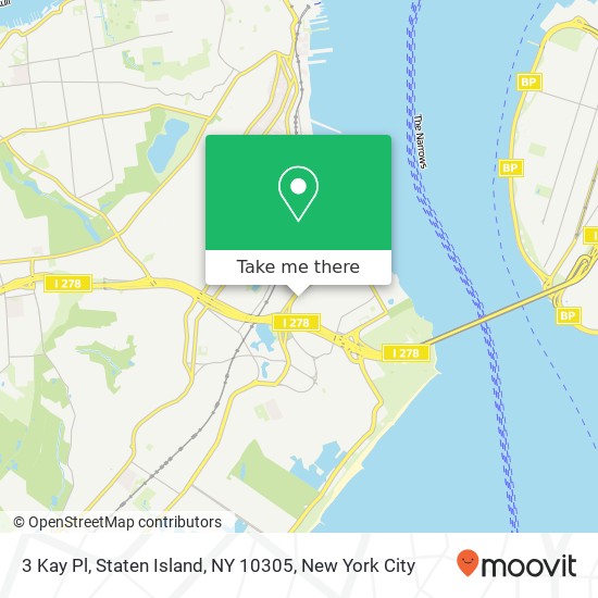 3 Kay Pl, Staten Island, NY 10305 map