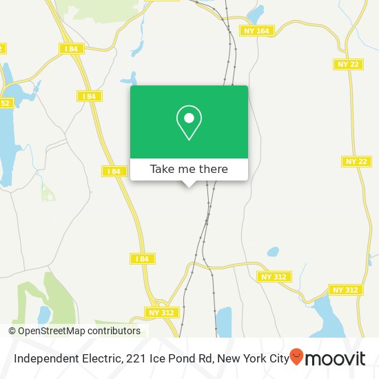 Mapa de Independent Electric, 221 Ice Pond Rd