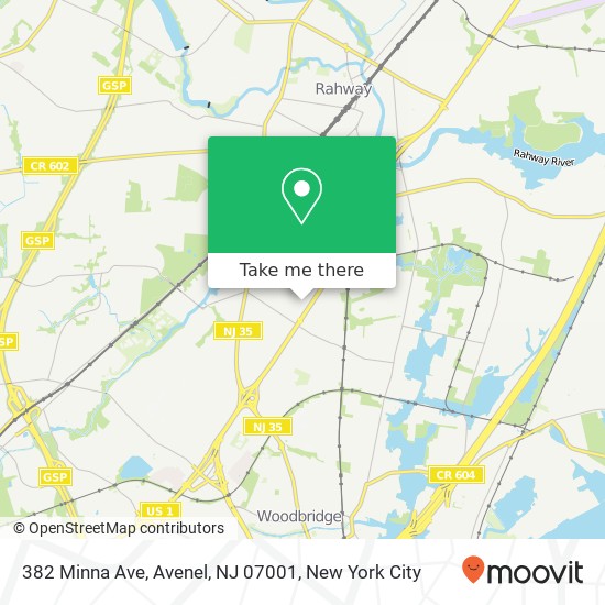 382 Minna Ave, Avenel, NJ 07001 map
