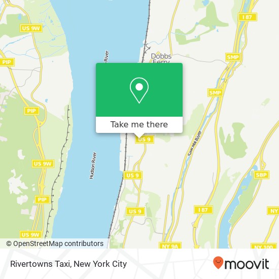 Rivertowns Taxi map