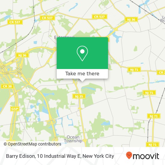 Mapa de Barry Edison, 10 Industrial Way E