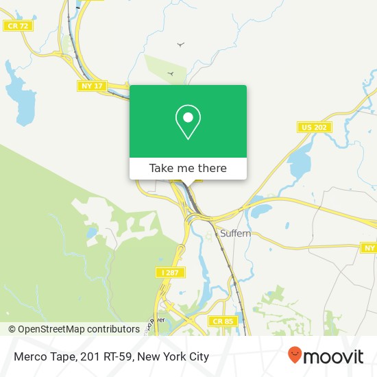 Merco Tape, 201 RT-59 map