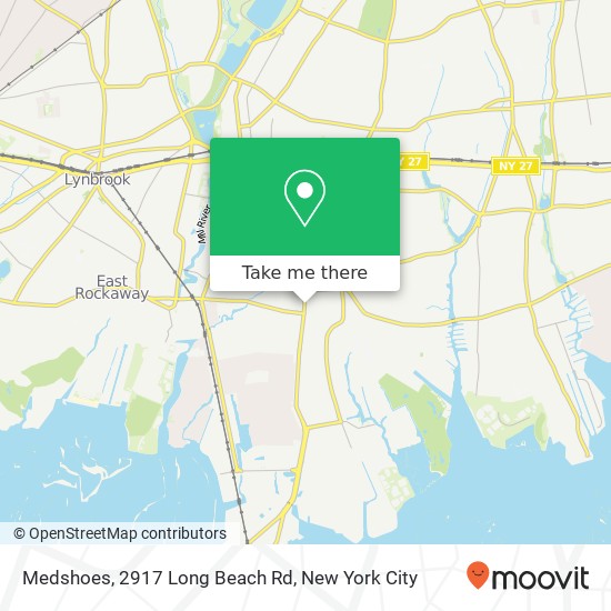 Mapa de Medshoes, 2917 Long Beach Rd