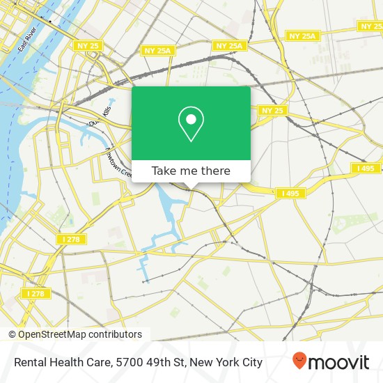 Mapa de Rental Health Care, 5700 49th St