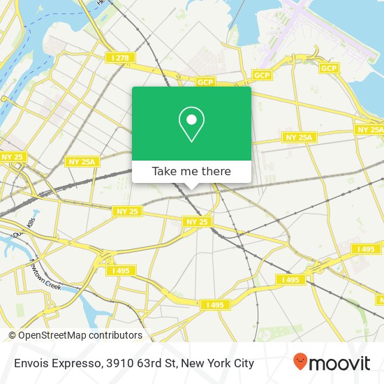 Mapa de Envois Expresso, 3910 63rd St