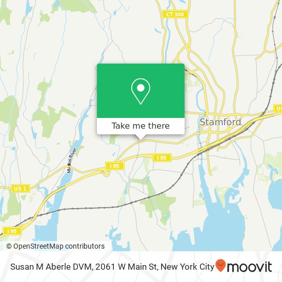 Mapa de Susan M Aberle DVM, 2061 W Main St
