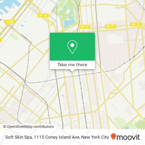 Soft Skin Spa, 1115 Coney Island Ave map