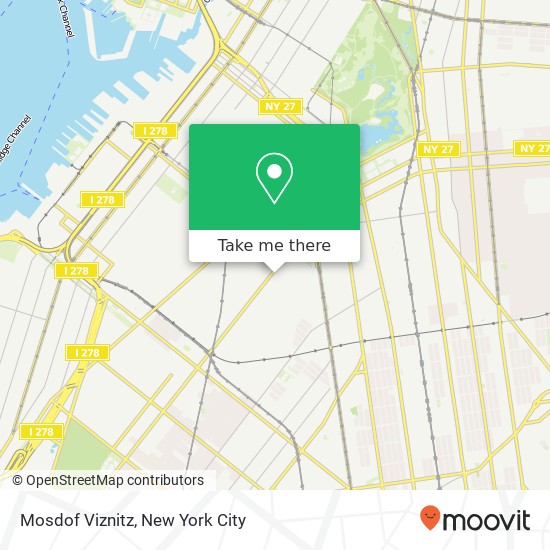 Mapa de Mosdof Viznitz, 1416 43rd St
