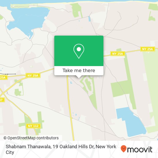 Shabnam Thanawala, 19 Oakland Hills Dr map