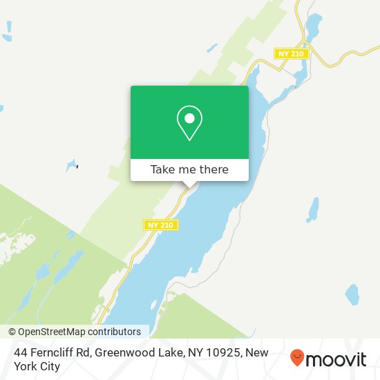 44 Ferncliff Rd, Greenwood Lake, NY 10925 map