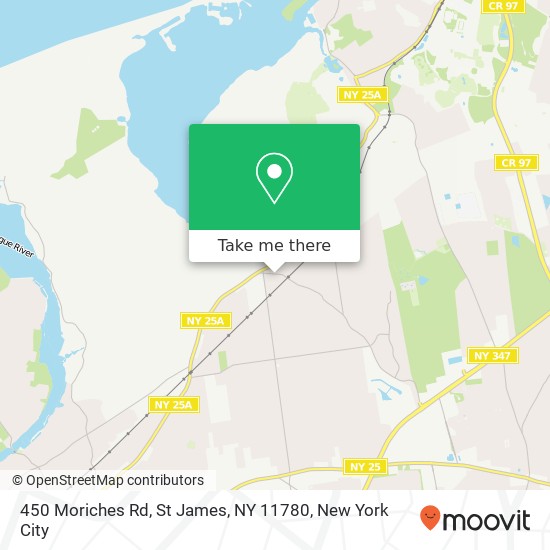 450 Moriches Rd, St James, NY 11780 map