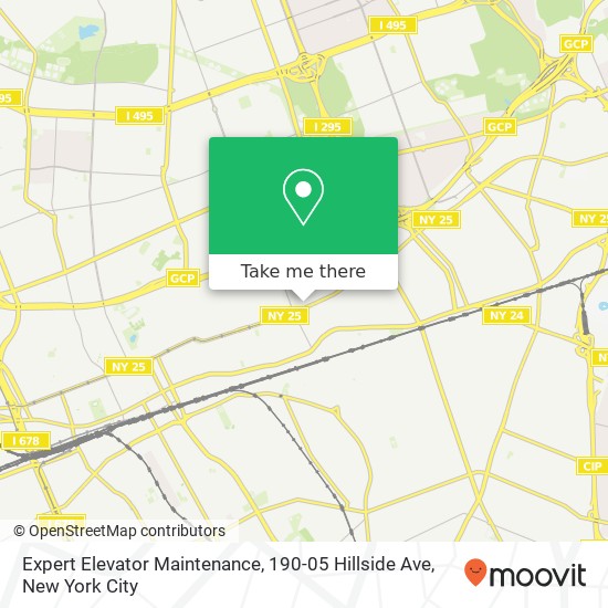 Mapa de Expert Elevator Maintenance, 190-05 Hillside Ave