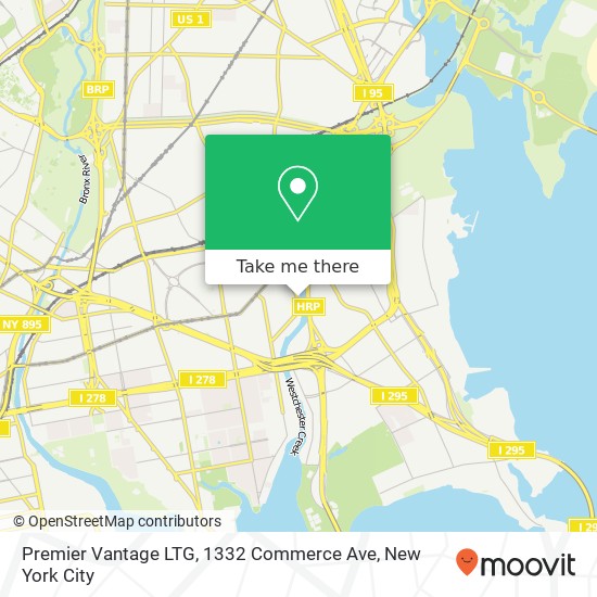 Mapa de Premier Vantage LTG, 1332 Commerce Ave