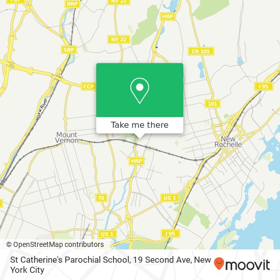 Mapa de St Catherine's Parochial School, 19 Second Ave