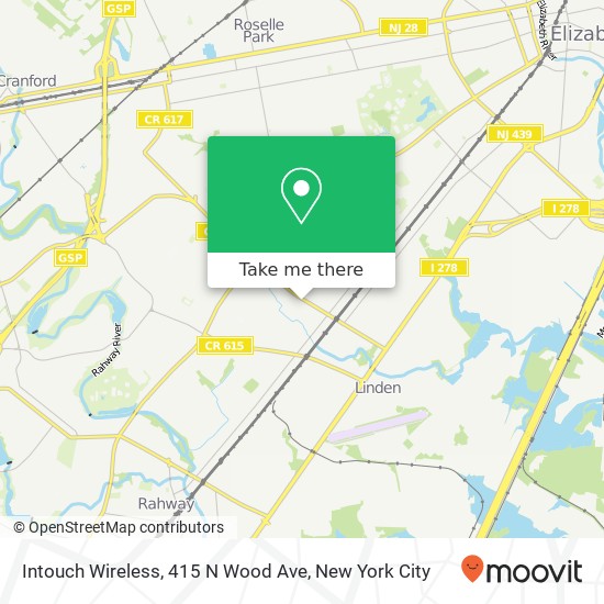 Intouch Wireless, 415 N Wood Ave map