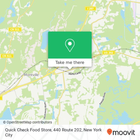 Mapa de Quick Check Food Store, 440 Route 202