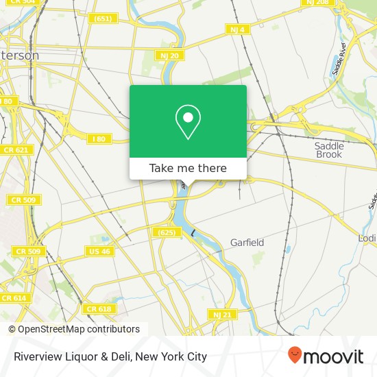 Riverview Liquor & Deli map