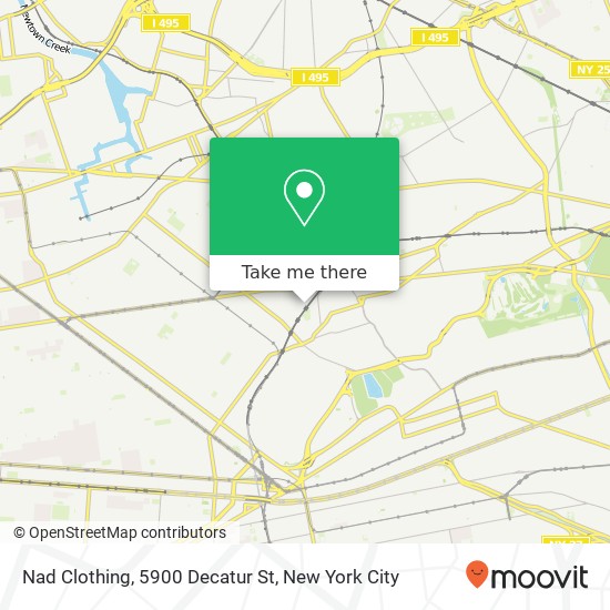 Nad Clothing, 5900 Decatur St map